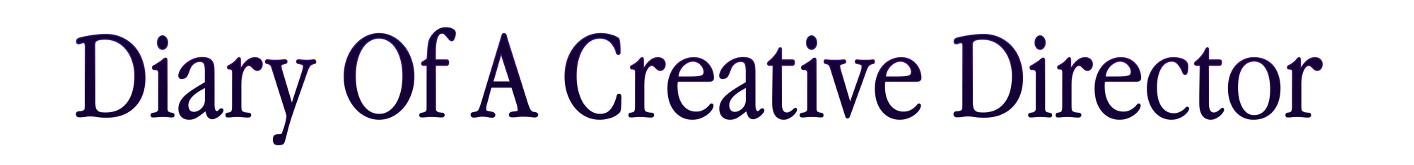 Diary Of A Creative Director